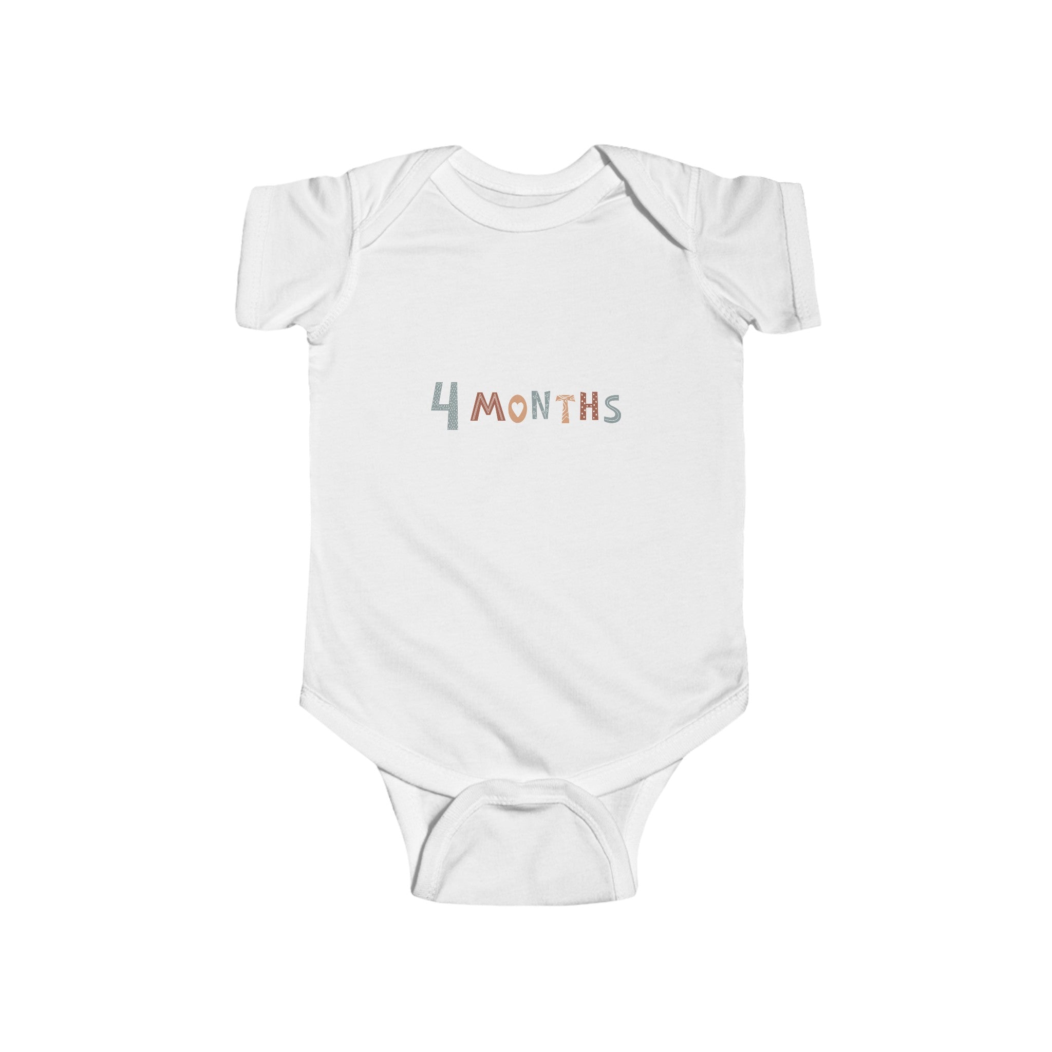 Infant Fine Jersey Bodysuit "4 Months"