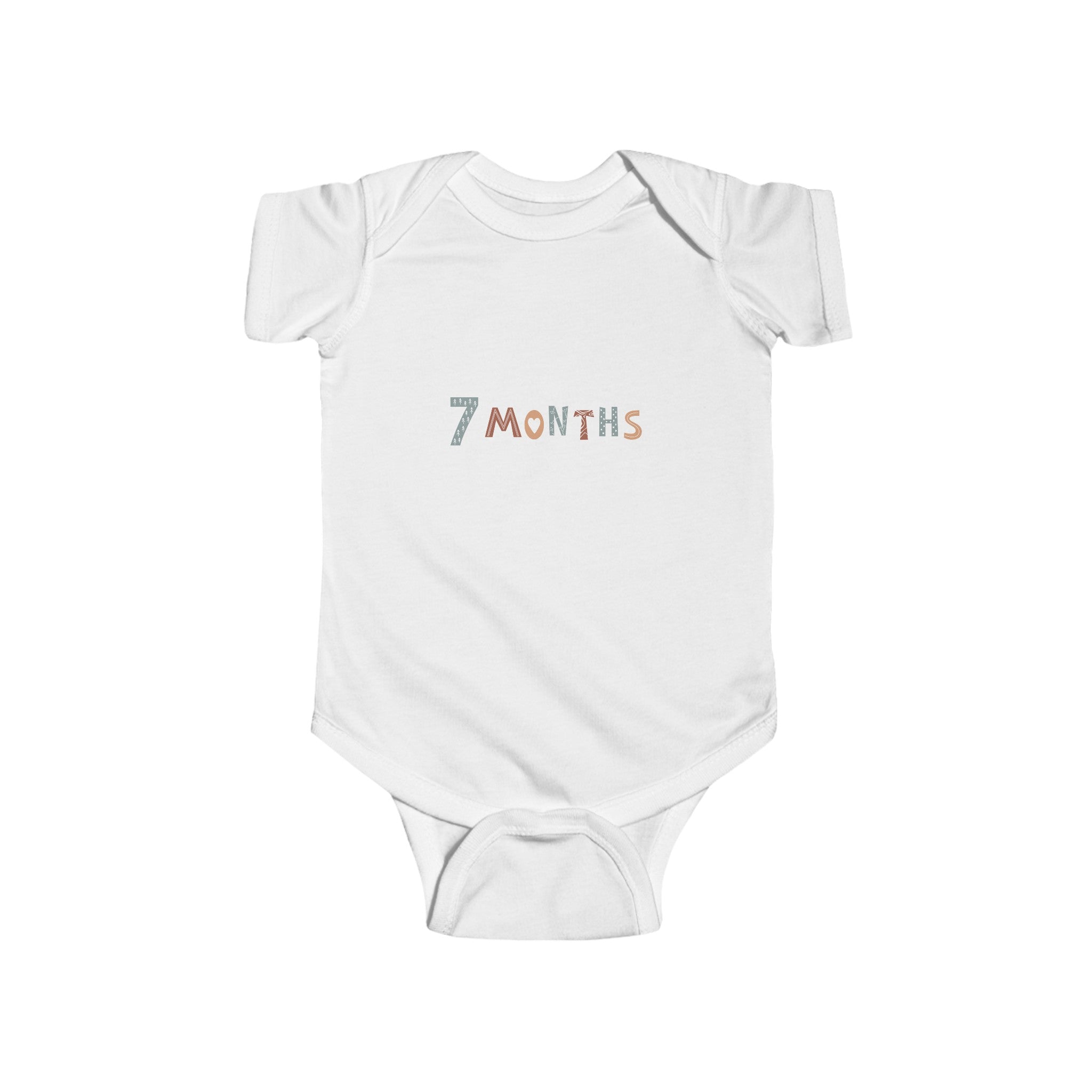 Infant Fine Jersey Bodysuit "7 Months"