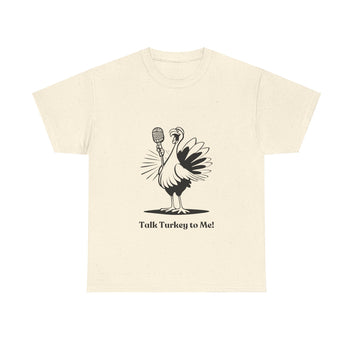 Thanksgiving Themed Cotton Unisex Tee - Talk Turkey to me