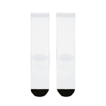 Fitness Theme Sublimation Crew Socks - Burn