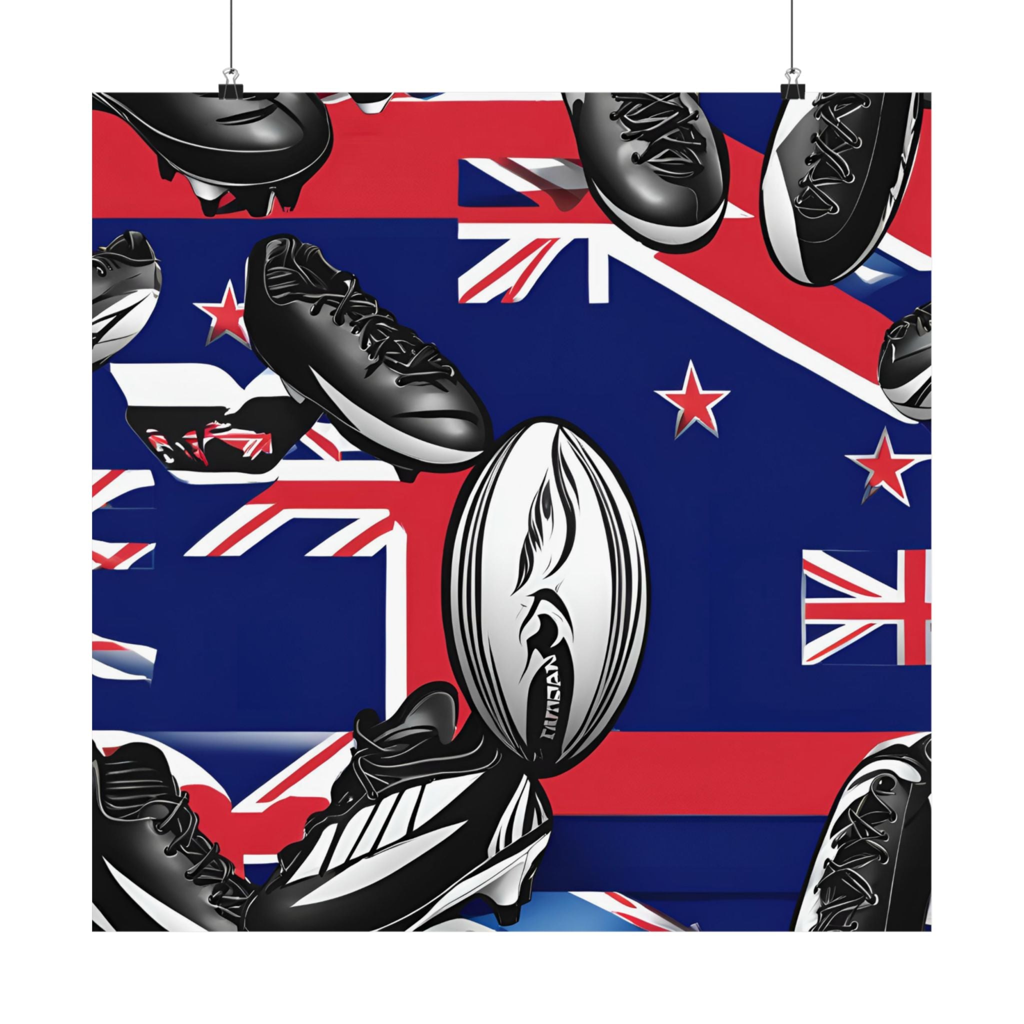 Rugby Theme "Kiwi" - Matte Posters