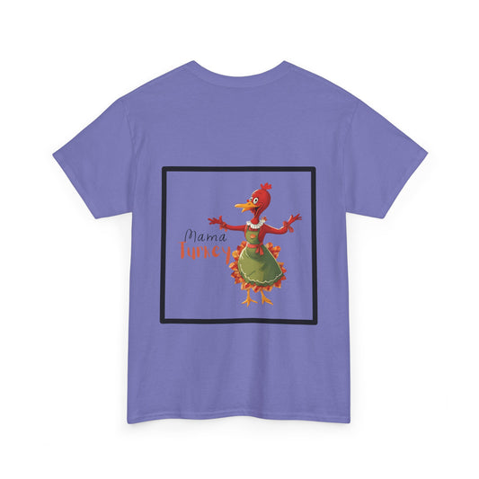 Thanksgiving Themed Cotton Unisex Tee - Mama Turkey