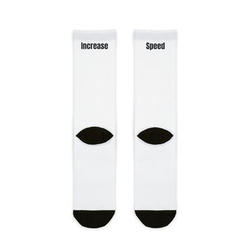 Fitness Theme Sublimation Crew Socks - Speed