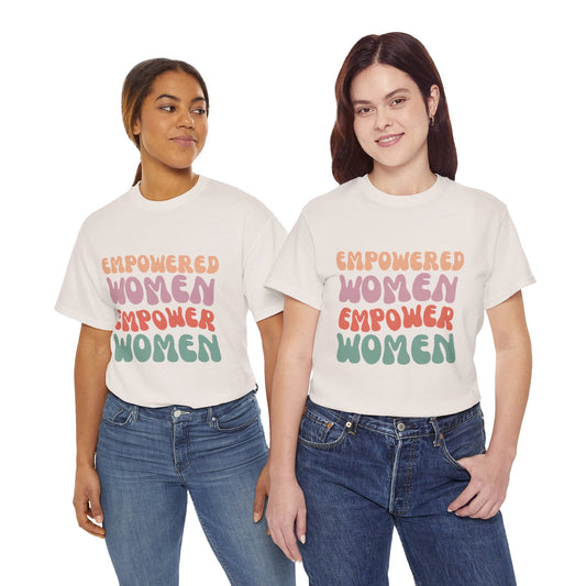 Empowerment Themed Cotton Tee 