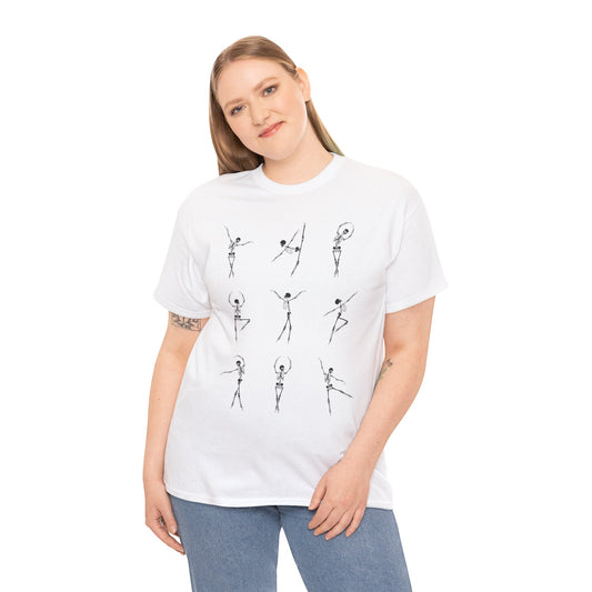 Halloween Themed Unisex Tee - Skeleton Ballerinas