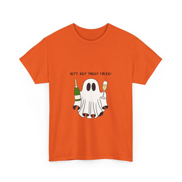 Halloween Themed Unisex Tee - Lets Get Sheet Faced