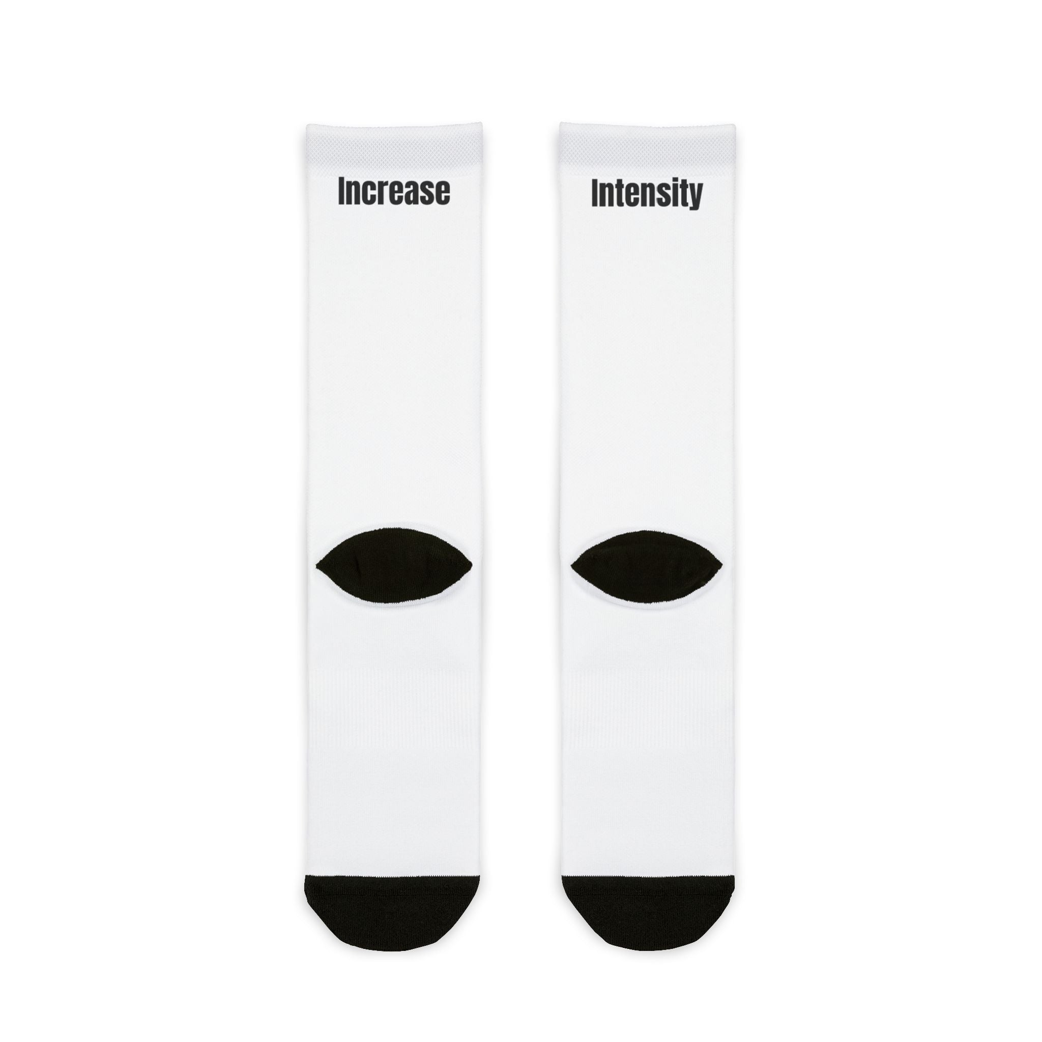 Fitness Theme Sublimation Crew Socks - Intensity